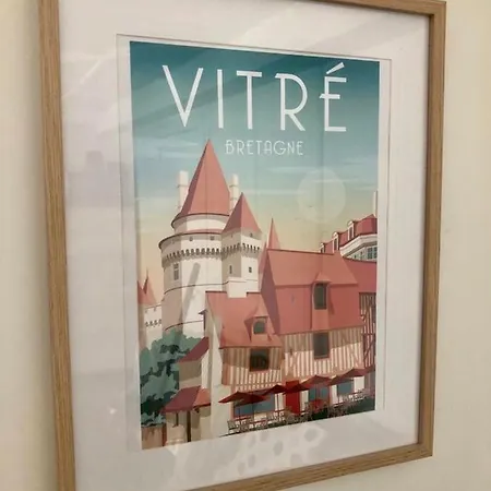 Le Garengeot - Wifi - Centre Ville - Property Rental Nm Vitre  Exterior photo